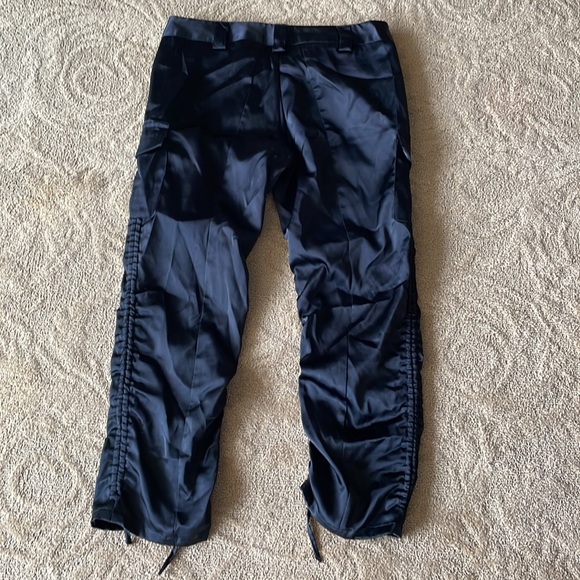 Elegant Black Satin Pants - Picture 5 of 7